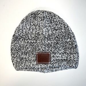 Love Your Melon Black Speckled Baby Beanie